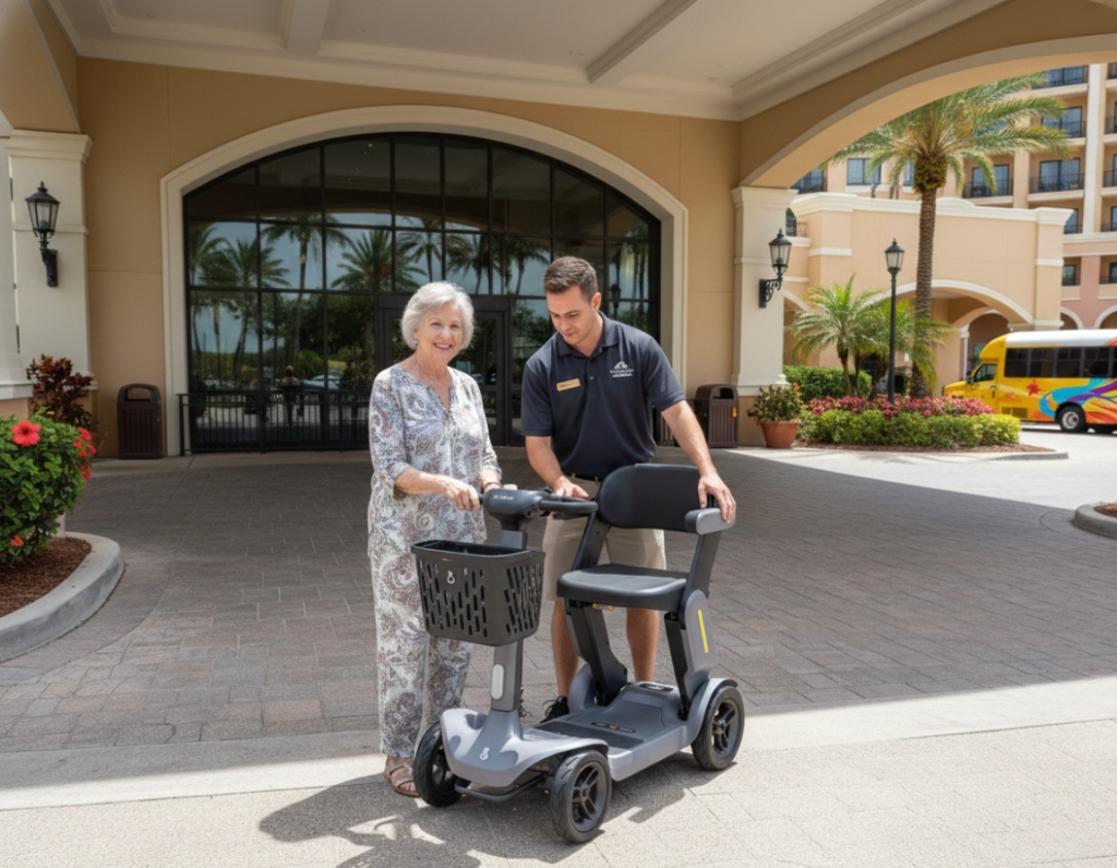 Scooter Delivery to Guest