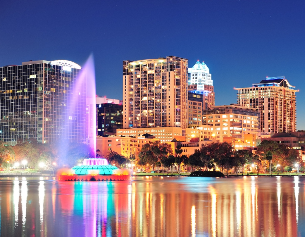 Orlando Skyline at Night
